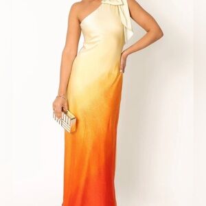 Petal and Pup: One shoulder sunset dress